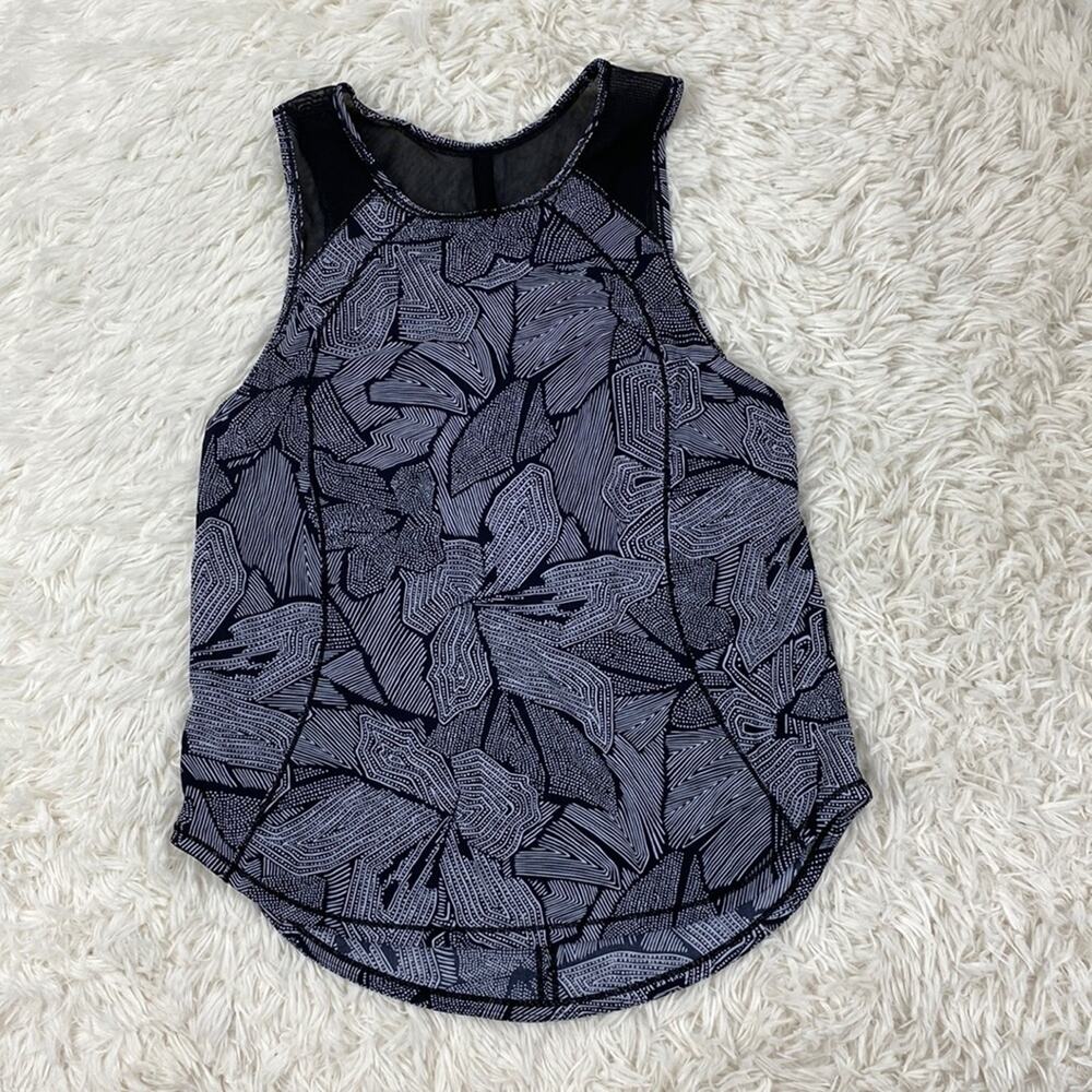 Lululemon Sculpt Tank Dottie Tribe White Black / Black